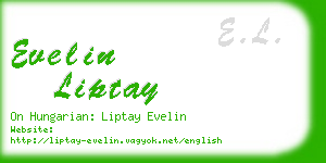 evelin liptay business card